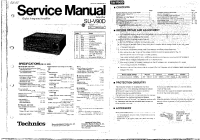 Technics - SUV-90-D - Service manual 